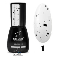 Топ з шиммером Siller Black Crumbs 8 мл, №1
