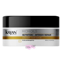 Крем-маска для сухого та пошкодженого волосся Kayan Professional Rich Oil Creamy Hair Mask, 500 мл