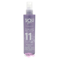 Мультиспрей миттєвої дії для блондинок 11 в 1 You Look Professional Multiaction Spray фіолетовий, 200 мл