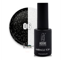 Топ для нігтів з шиммером Adore miracle 7,5 мл №6