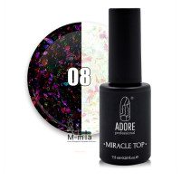 Топ для нігтів з шиммером Adore miracle 7,5 мл №8
