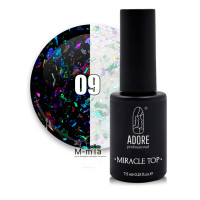 Топ для нігтів з шиммером Adore miracle 7,5 мл № 9
