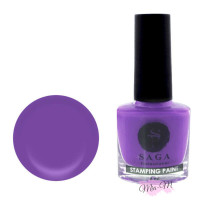 Лак-фарба для стемпінгу Saga Professional Stamping Paint №05 фіолетовий, 8 мл