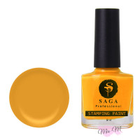 Лак-фарба для стемпінгу Saga Professional Stamping Paint №15 гарбузово-помаранчевий, 8 мл