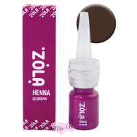 Хна професійна для брів ZOLA Henna 05 Brown коричнева, 5 г