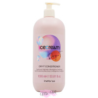 Поживний кондиціонер для сухого та пошкодженого волосся Inebrya Ice Cream Dry-T Conditioner, 1000 мл