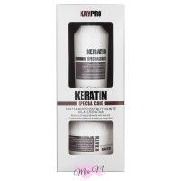 Набір для відновлення волосся з кератином KayPro Special Care Keratin шампунь 100 мл + маска 100 мл