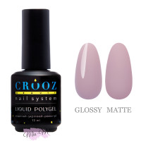 Рідкий полігель Crooz Liquid Polygel №8 світло-рожевий, 15 мл