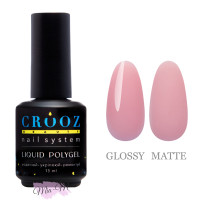 Рідкий полігель Crooz Liquid Polygel №9 яскраво-рожевий, 15 мл
