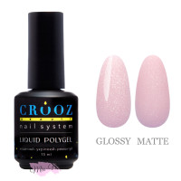 Рідкий акрил гель Crooz Liquid polygel 15 мл shimmer №2