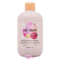 Відновлюючий шампунь для волосся з кератином Inebrya Icecream Keratin Restructuring Shampoo, 300 мл