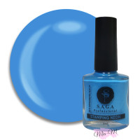 Лак-фарба для стемпінгу Saga Professional Stamping Neon №06 синій неон, 8 мл