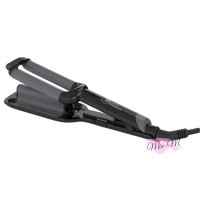 Потрійна плойка для завивки волосся портативна TICO Professional Mini Waver чорна (100207)