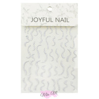 Гибкая лента для дизайна ногтей Joyful Nail (светоотражающая)