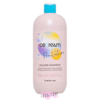 Шампунь для об'єму тонкого та тьмяного волосся Inebrya Ice Cream Volume Shampoo, 1000 мл
