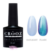 Гель-лак Crooz Aurora №3 блакитний перламутровий, 8 мл