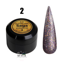 Гель краска Saga Galaxy glitter opal 8 мл, № 2