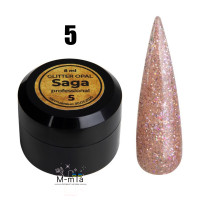 Гель краска Saga Galaxy glitter opal 8 мл, № 5
