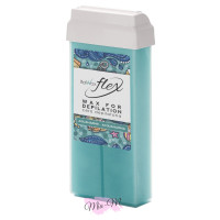 Віск плівковий для депіляції в касеті ItalWax Flex Aquamarine, 100 г
