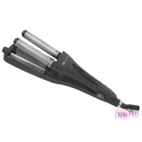 Потрійна плойка для завивки волосся TICO Professional 3D Waver чорна (100212)