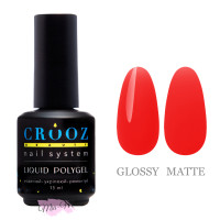 Рідкий полігель Crooz Liquid Polygel №18 червоний, 15 мл
