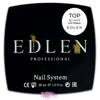 Топ без липкого шару Edlen no wipe "UV-filters" 30 мл