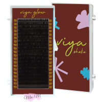Ресницы для наращивания Viya CC 0.07 мм х mix 6-14 мм 20 линий Dark chocolate