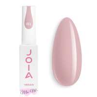 Гель-лак для нігтів JOIA vegan №011 насичений бежевий з рожевим підтоном, 6 мл