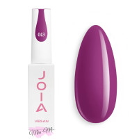 Гель-лак для нігтів JOIA vegan №043 фіолетова фуксія, 6 мл