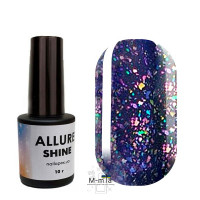 Матовый топ с шиммером Nail Apex Allure shine, 10 мл