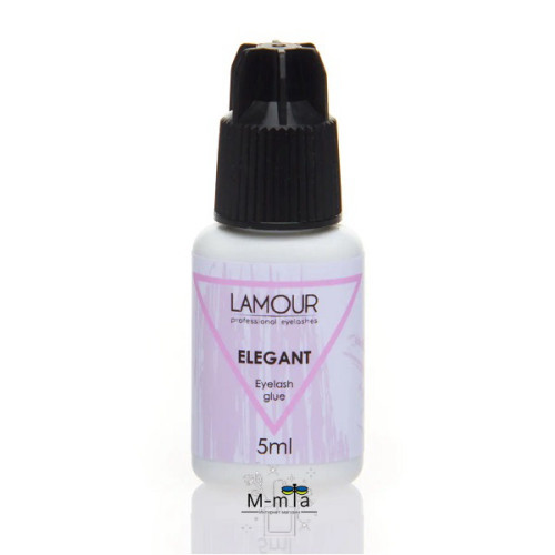 Клей для нарощування вій Lamour Elegant 5 мл Клей для нарощування вій Lamour Elegant 5 мл