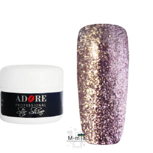 Гель краска Adore Star shine 5г, S - 10 Гель краска Adore Star shine 5г, S - 10
