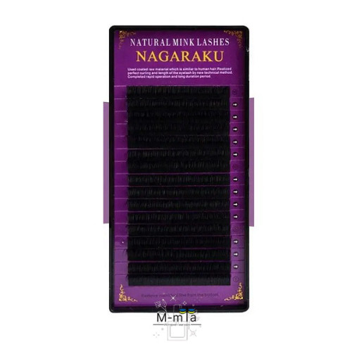 Вії для нарощування Nagaraku чорні 0.12 C 11 мм Вії для нарощування Nagaraku чорні 0.12 C 11 мм